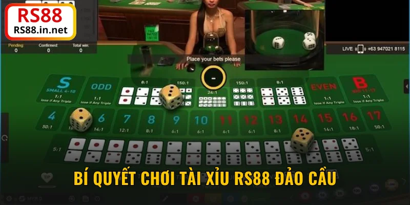 Bí quyết chơi Tài Xỉu RS88 đảo cầu